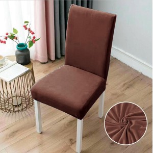 Set 6 huse universale pentru scaun, ELASTICE, Maro inchis Set 6 huse universale pentru scaun, ELASTICE, Maro inchis