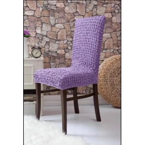 Set 6 huse creponate universale pentru scaun Lila