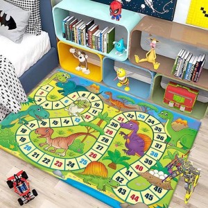 Covor copii 120x180cm pentru Dormitor si Living, Verde