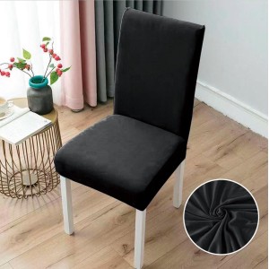 Set 6 huse universale pentru scaun, ELASTICE, Negru Set 6 huse universale pentru scaun, ELASTICE, Negru