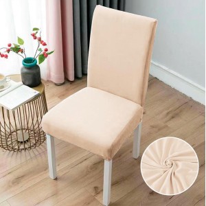 Set 6 huse universale pentru scaun, ELASTICE, Bej Set 6 huse universale pentru scaun, ELASTICE, Bej