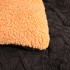  Pilota CoCoLiNo Sherpa tip Tricotaj cu blanita bej, matlasata, 200x230cm + 2 fete de perna 50x70cm, negru [12]