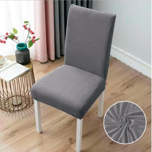 Set 6 huse universale pentru scaun, ELASTICE, Gri deschis Set 6 huse universale pentru scaun, ELASTICE, Gri deschis