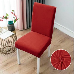 Set 6 huse universale pentru scaun, ELASTICE, Rosu Set 6 huse universale pentru scaun, ELASTICE, Rosu