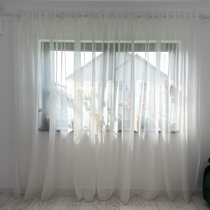 Perdea simpla din matase, Ivoire,  200cm x 250cm, Rejansa pt sina