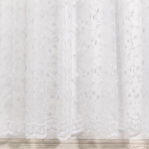 Perdea cu broderie tip crengute - 300cm x 260cm, Rejansa pt. sina ,  Alb