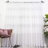 Perdea cu broderie eleganta - 5m latime x 2.32m inaltime x tiv lat, Alb [2]