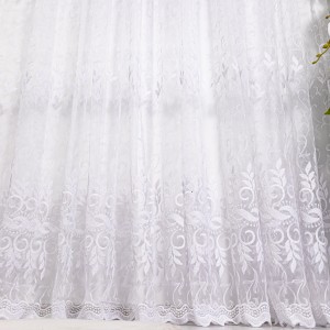 Perdea cu broderie eleganta - 300cm x 260cm, Rejansa pt. sina , Alb