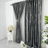 Set 2 bucati de Draperie Catifea cu insertii aurii, Gri antracit, 200cm latime, 2.25m inaltime, cu rejansa pt sina [2]