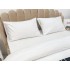 Lenjerie HoReCa, pat dublu, Damasc Satinat Deluxe, 4 piese, CumparaMisim, Alb [11]