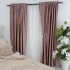 Set 2 draperii , Catifea cu insertii metalizate - 140cm x 250cm , rejansa pt. sina ,Roz - V17 [2]