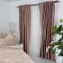 Set 2 draperii , Catifea cu insertii metalizate - 140cm x 250cm , rejansa pt. sina ,Roz - V17 [3]