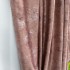 Set 2 draperii , Catifea cu insertii metalizate - 140cm x 250cm , rejansa pt. sina ,Roz - V17 [7]