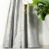 Set 2 Draperii Catifea cu insertii metalizate, Gri deschis, 200cm x 232cm , cu rejansa pentru bara [7]
