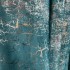 Set 2 Draperii Catifea cu insertii metalizate - 200cm x 232cm, Rejansa pt. bara ,  Turquoise - V36 [7]