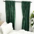 Draperie Catifea cu insertii metalizate, Verde Smarald, 1.4m latime x 2.4m inaltime, cu rejansa pentru bara [6]