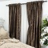 Set 2 Draperii Catifea cu insertii metalizate - 200cm x 232cm, Rejansa pt. bara , Maro - V7 [5]
