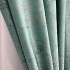 Set 2 bucati Draperie Catifea cu insertii metalizate, Menta - V21 - 200cm latime x 2.48m inaltime, rejansa pt. bara [3]