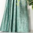 Set 2 bucati Draperie Catifea cu insertii metalizate, Menta - V21 - 200cm latime x 2.48m inaltime, rejansa pt. bara [7]