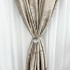 Set 2 Draperii Catifea cu insertii metalizate - 100cm x 270cm ,rejansa pt. bara ,  Bej deschis - V1 [15]
