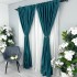Set 2 Draperii Soft Touch  - 200cm x 232cm , Rejansa pt. bara ,  Turquoise [6]