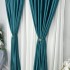 Set 2 Draperii Soft Touch  - 200cm x 232cm , Rejansa pt. bara ,  Turquoise [7]