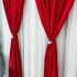 Draperie Soft Touch, cu Aspect Fin și Tenta Satinată, 140cm latime x 260cm înălțime, cu TIV LAT, Rosu [5]