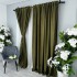 Set 2 Draperii Soft Touch  - 200cm x 232cm , Rejansa pt. bara ,  Verde Kaki [2]