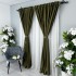 Set 2 Draperii Soft Touch  - 200cm x 232cm , Rejansa pt. bara ,  Verde Kaki [4]