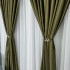 Set 2 Draperii Soft Touch  - 200cm x 232cm , Rejansa pt. bara ,  Verde Kaki [5]