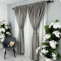 Set de 2 bucati Draperie Lines, tip panou 3 metri latime x 232cm inaltime x rejansa pt bara, Gri [6]