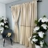 Set 2 bucati Draperie Lines, tip panou 3 metri latime, Crem - 3m latime x 232cm inaltime , rejansa pt. bara  [2]