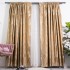 Set 2 draperii din Jacquard Satinat, 100x230cm, cu rejansa pentru sina, Bej Gold [10]