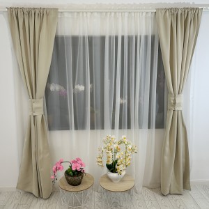 Draperie Blackout Satinata,140cm latime x 260cm înălțime, cu TIV LAT, Grej