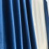 Set 2 Draperii Blackout din catifea Albastru, 140x240cm, cu tiv lat [5]