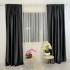 Set 2 Draperii Blackout din catifea Bej, 140x240cm, cu tiv lat [7]