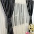 Set 2 Draperii Blackout din catifea Bej, 140x240cm, cu tiv lat [3]