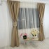 Draperie Blackout Satinata,140cm latime x 260cm înălțime, cu TIV LAT, Bej [2]