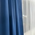 Set 4 Draperii Blackout Satinata - 1.40m latime x 2.35m inaltime , rejansa pt bara, Bleumarin [6]
