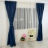 Set 4 Draperii Blackout Satinata - 1.40m latime x 2.35m inaltime , rejansa pt bara, Bleumarin [2]