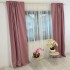 Set 2 bucati de Draperie Blackout Satinata, Roz Pudra, latime 200cm x inaltime 2,5m, cu rejansa pt sina [7]