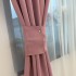 Set 2 bucati de Draperie Blackout Satinata, Roz Pudra, latime 200cm x inaltime 2,5m, cu rejansa pt sina [4]