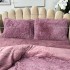 Lenjerie pat super pufoasa, COCOLINO Fluffy,  4 piese, violet [7]