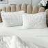 Lenjerie pat super pufoasa, COCOLINO Fluffy,  4 piese, alb [4]