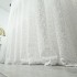 Perdea Alice din Tulle cu Broderie - 5m latime x 232cm inaltime x Rejansa pt bara, Alb [2]