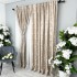 Set 2 bucati de Draperie din Jacquard model Nisip, Bej deschis, 200cm latime x 232cm inaltime, cu rejansa pentru bara [2]