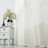 Perdea Waves din Tulle cu Broderie, Ivoire, 5 m latime x 2.32 m inaltime, cu rejansa pt bara [2]