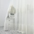 Perdea Waves din Tulle cu Broderie, Ivoire, 5 m latime x 2.32 m inaltime, cu rejansa pt bara [3]