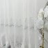 Perdea Melisa din Tulle cu Broderie - 500cm x 232cm, Rejansa pt. bara, Alb [5]