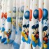 Set 2 bucati Draperie Satinata pentru copii, Mickey cu baloane, 200cm latime x 232cm inaltime, cu rejansa pentru bara [4]
